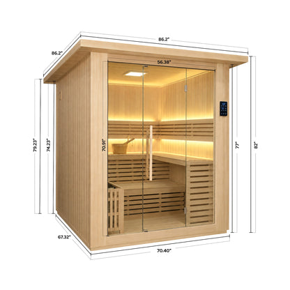 Revive Plunge 4 Person Traditional Sauna