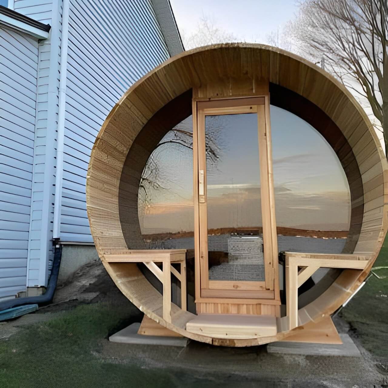 LeisureCraft Tranquility MP Barrel Sauna