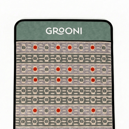 Grooni Wellness PEMF Mat 4-in-1, Red Light & Infrared Heat