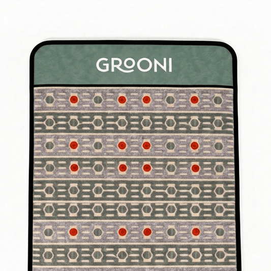 Grooni Wellness PEMF Mat 4-in-1, Red Light & Infrared Heat