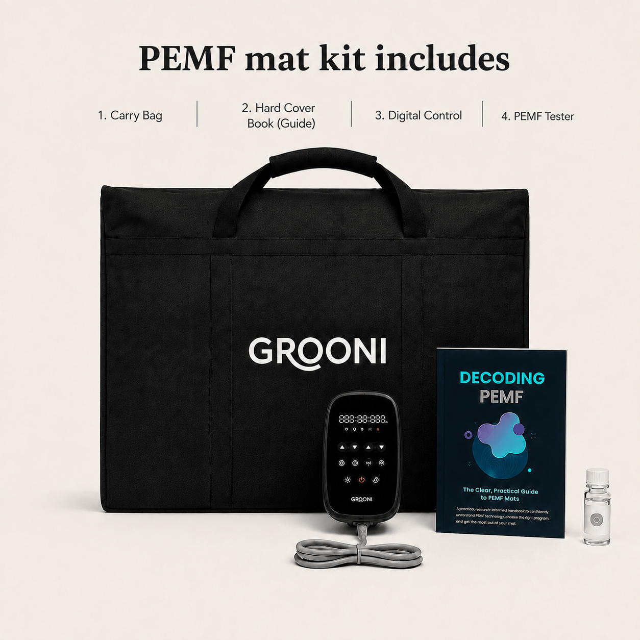 Grooni Wellness PEMF Infrared Chair Mat Pro
