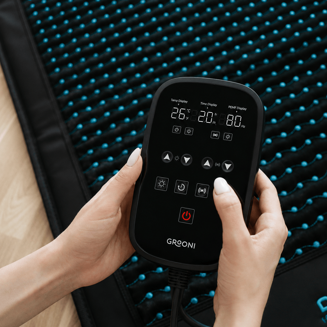 Grooni Wellness PEMF Infrared Mat Pro, 6 & 12 Cores