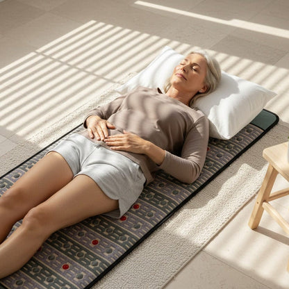 Grooni Wellness PEMF Mat 4-in-1, Red Light & Infrared Heat