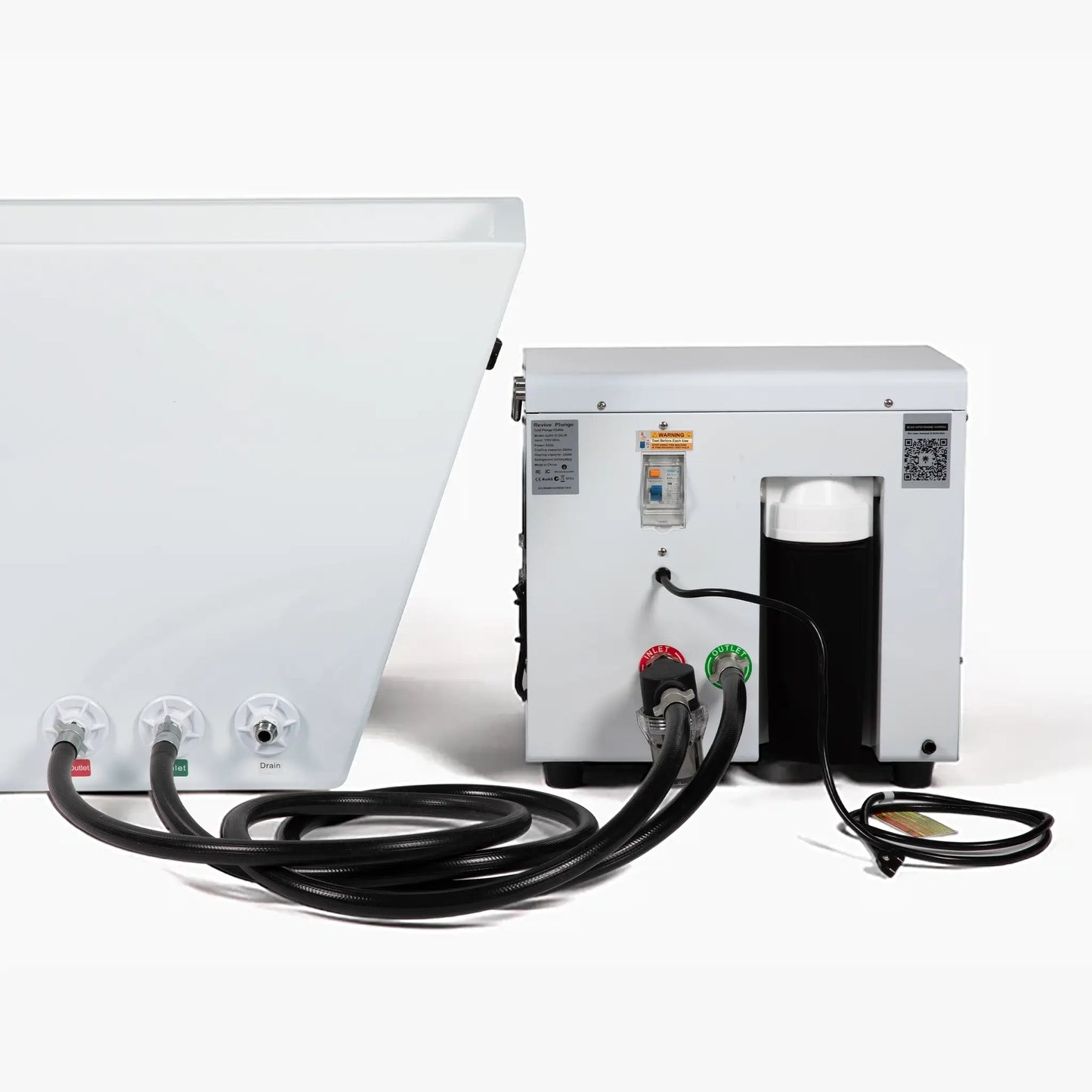 Revive Plunge Acrylic Plunge – Premium Dual-Temperature Cold Plunge with 1 HP Chiller