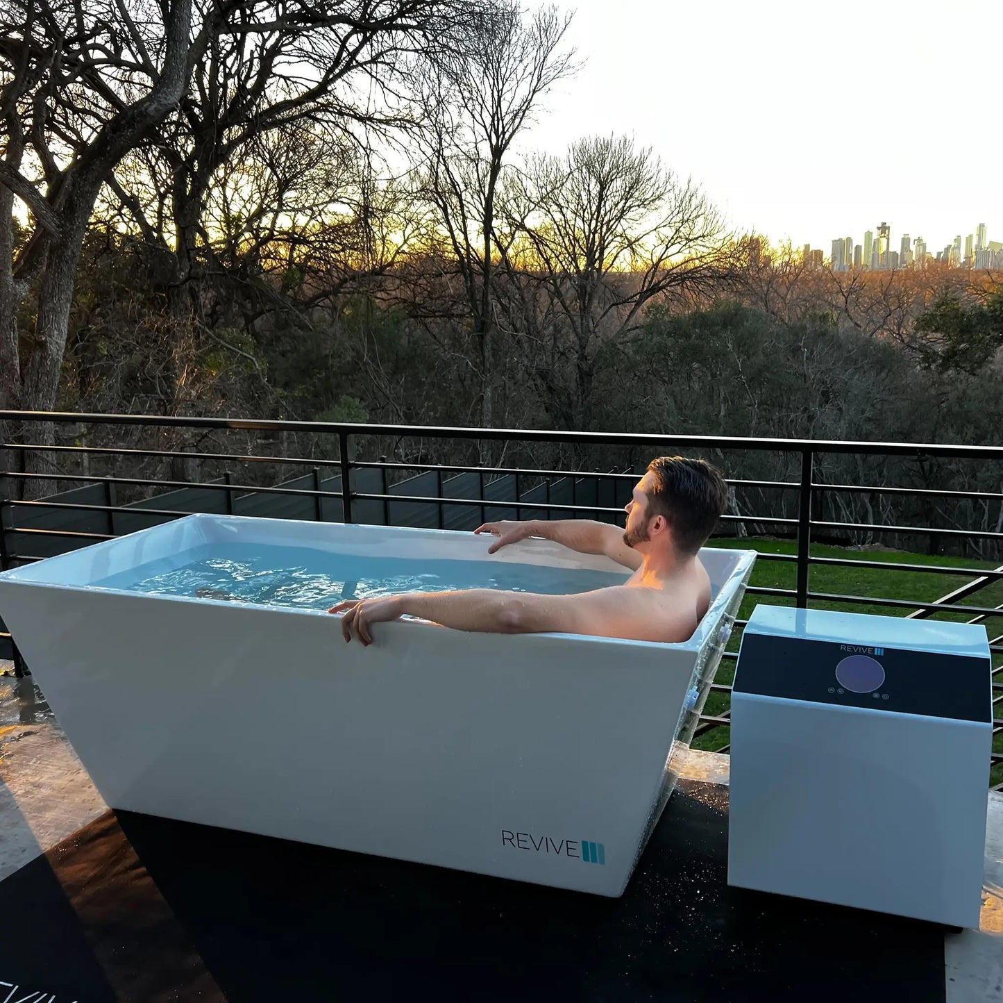 Revive Plunge Acrylic Plunge – Premium Dual-Temperature Cold Plunge with 1 HP Chiller