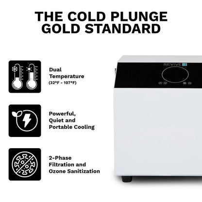 Revive Plunge Acrylic Plunge – Premium Dual-Temperature Cold Plunge with 1 HP Chiller