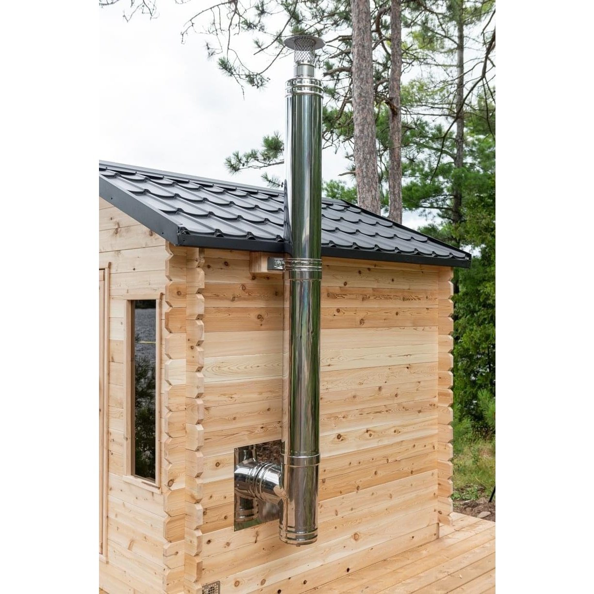 LeisureCraft Canadian Timber Georgian 2–6 Person Cabin Sauna