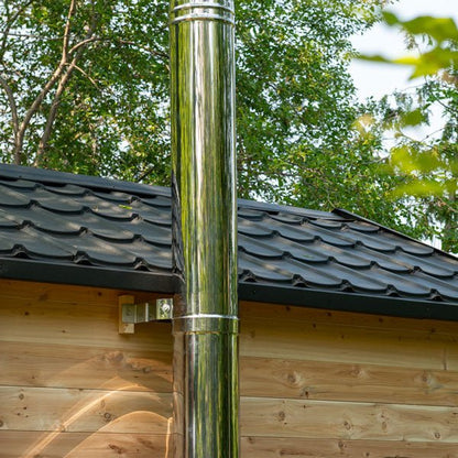 Leisurecraft Georgian Cabin Sauna with Integrated Changeroom