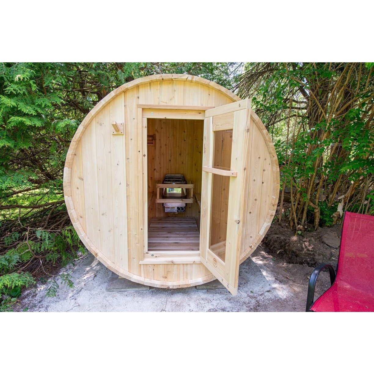 LeisureCraft Canadian Timber CTC22W Harmony Barrel Sauna