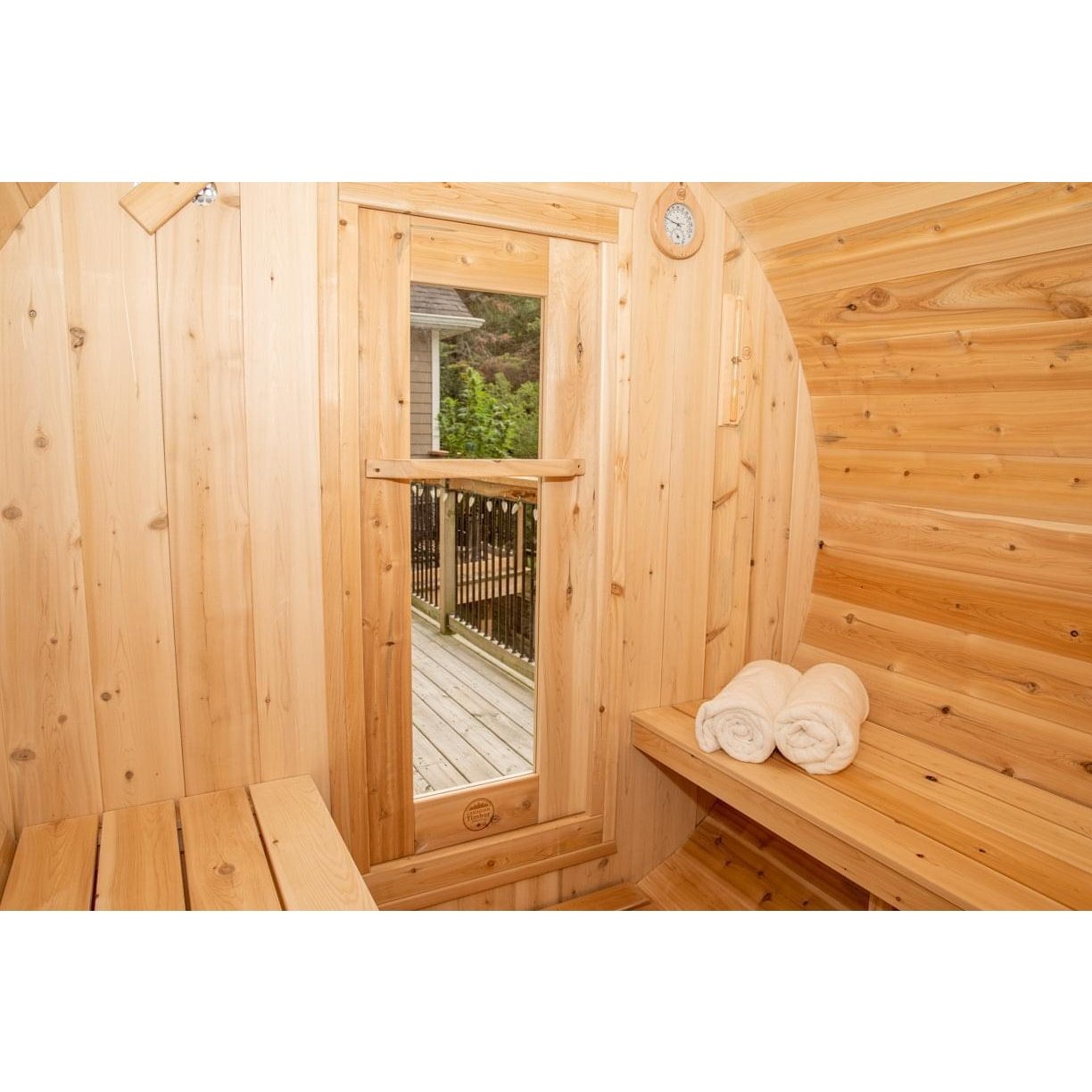 LeisureCraft Canadian Timber CTC22W Harmony Barrel Sauna