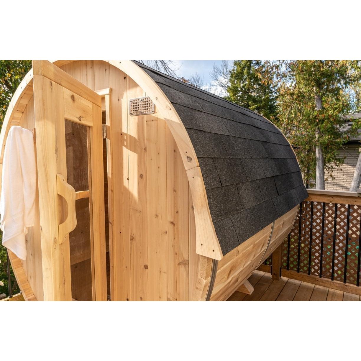 LeisureCraft Canadian Timber CTC22W Harmony Barrel Sauna