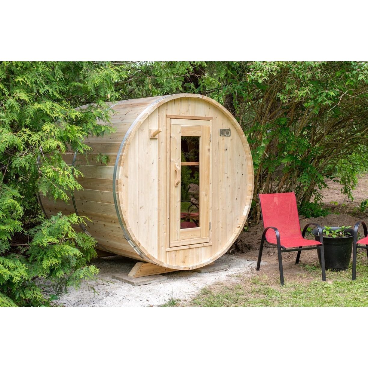 LeisureCraft Canadian Timber CTC22W Harmony Barrel Sauna