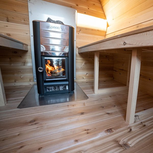 LeisureCraft Canadian Timber Minipod Sauna – Compact 2–4 Person Outdoor Cedar Sauna