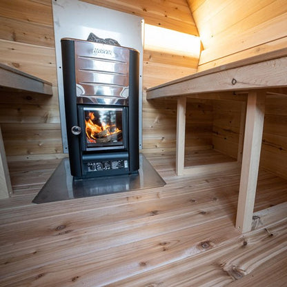 LeisureCraft Canadian Timber Minipod Sauna – Compact 2–4 Person Outdoor Cedar Sauna