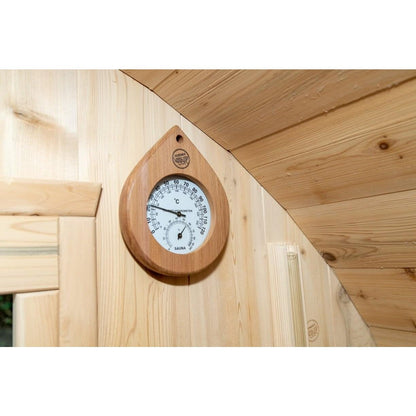 LeisureCraft Canadian Timber Tranquility Sauna (CTC2345W) – 2–6 Person Outdoor Barrel Sauna