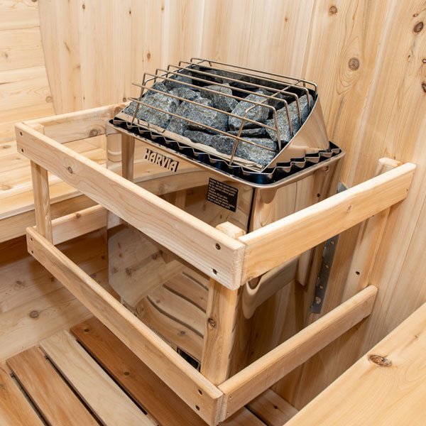 LeisureCraft Canadian Timber Tranquility Sauna (CTC2345W) – 2–6 Person Outdoor Barrel Sauna