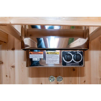 LeisureCraft Canadian Timber Tranquility Sauna (CTC2345W) – 2–6 Person Outdoor Barrel Sauna